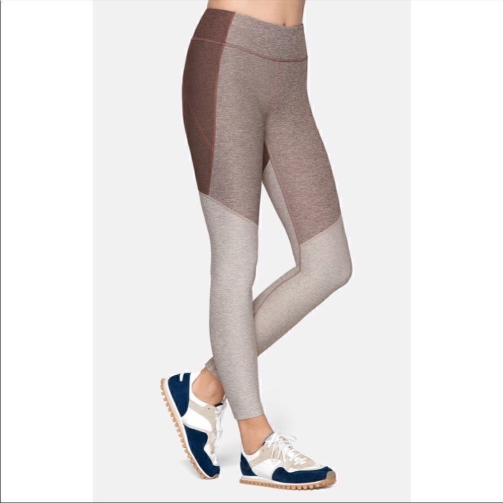 EUC OUTDOOR VOICES TRI TONE 7/8 LEGGINGS XS